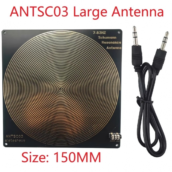ANTSC03 (Large Antenna) 7.83HZ Schumann Resonances Generator External Antenna 14.3 20.8 27.3 33.8Hz Earth Heartbeat Signal Booster