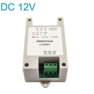 LC35D01 (DC 12V Controller) 30A Water Pump Automatic Start-Stop Controller 304 Waterproof Rust-proof Water Liquid Level Sensor Probe DC 12V 24V AC 110V 220V