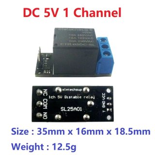 SL25A01 (5V 1 channel) 5V-24 1-4CH Flip-Flop Relay Module Bistable Self-locking Trigger Time Switch Turn on/off PLC Board