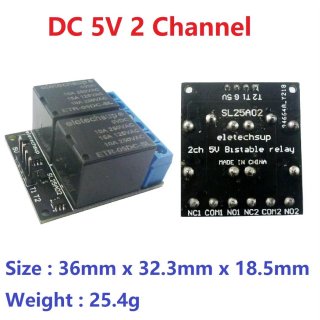 SL25A02 (5V 2 channel) 5V-24 1-4CH Flip-Flop Relay Module Bistable Self-locking Trigger Time Switch Turn on/off PLC Board