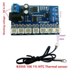 NT18B07 7CH DC12V RS485 10K NTC Thermistor Temperature Sensor Module Modbus Rtu UART PLC TB438 TB439