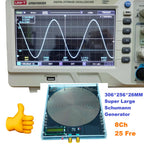 SFWSC08 8CH 250mm Schumann Resonance Generator – 25 Frequencies 7.83Hz Sleep Aid Device with 0.01-100000Hz Adjustable for Meditation Relaxation