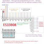 ESP32 38PIN IO Expansion Board ES32A08 Relay ES33B08 Opto-isolated Input 4x 0-10V 4x 4-20MA Digital Tube Display Automation