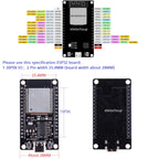 eletechsup ES30485 ESP32 RS485 DIN Rail Mount PLC Data Acquisition Board DC 7-30V Wide Voltage WiFi BT IOT MQTT Module