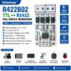 R422B02 1Mbps RS422/RS485 Shield for Arduino – Full-Duplex Long-Distance Serial Transceiver with UART PWM GPIO for UNO MEGA2560 NANO