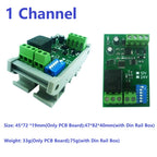 DC 12V 1/2/4/8/12 Channel Isolation DI-DO PLC IO Expanding Board RS485 Relay Module 10IOA01 10IOA02 10IOA04 10IOA08 10IOA12 Modbus RTU Code 01 05 15 02 03 06 16