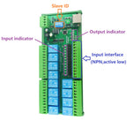 ETD8A12 12-Channel Modbus Relay Module – 2-in-1 Ethernet/RS485 Network Controller with 12 DIO for PLC PTZ Camera LED Automation