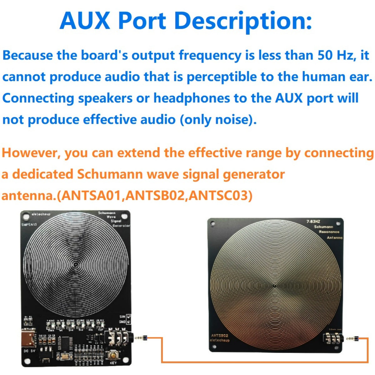 SMPSA13 7-38Hz Schumann Resonance Scalar Generator – 7.83Hz Earth Frequency Harmonic Cycle Device for Grounding, EMF Protection & Mental Wellness