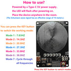 SMPSA13 7-38Hz Schumann Resonance Scalar Generator – 7.83Hz Earth Frequency Harmonic Cycle Device for Grounding, EMF Protection & Mental Wellness