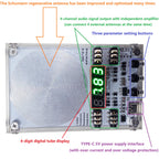 SMDTB14 4CH 7.83Hz Schumann Resonance Pure Sine Wave Generator Adjustable 0.01-9999Hz DAC Type-C Audio Output