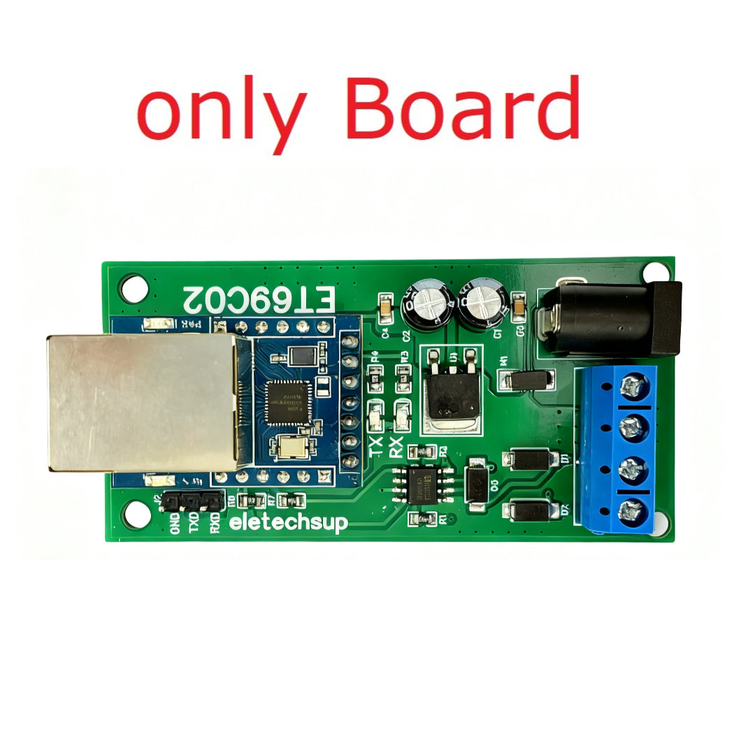 ET69C02 Ethernet to RS485 Modbus Gateway – RJ45 to RS485 Converter with MQTT TCP/IP Support for PLC SCADA Industrial IoT