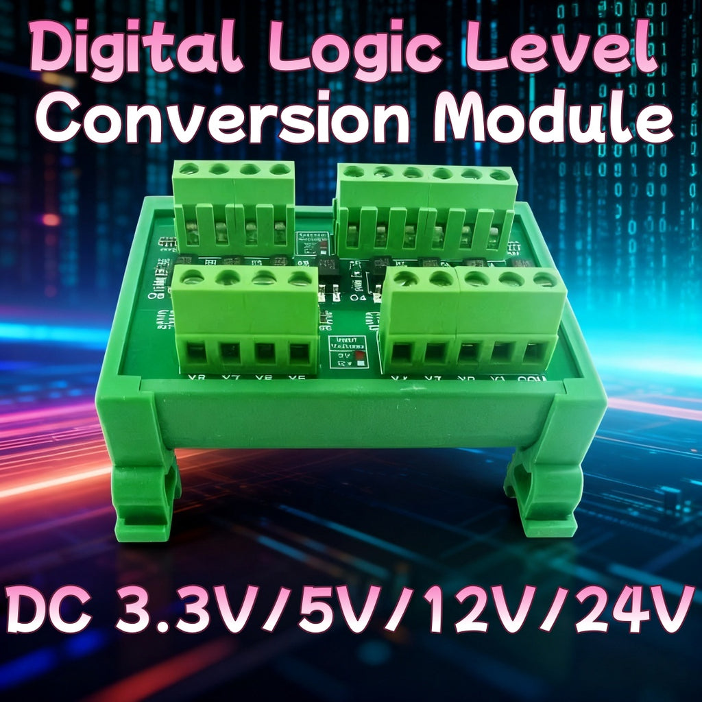 OP31C08 8CH Opto-Isolation Logic Level Converter – 3.3V/5V/12V/24V NPN/PNP Bidirectional GPIO Module with 3000V Isolation for Arduino PLC MCU