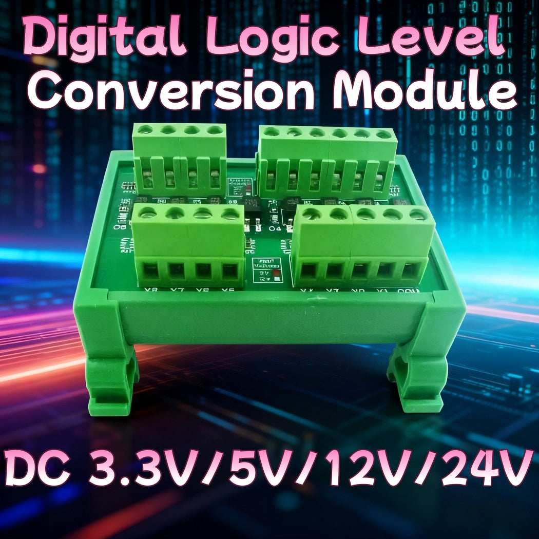 OP31C08 8CH Opto-Isolation Logic Level Converter – 3.3V/5V/12V/24V NPN/PNP Bidirectional GPIO Module with 3000V Isolation for Arduino PLC MCU