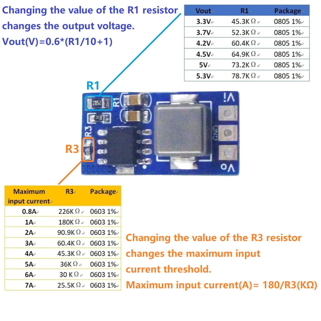 ND3A05SD 17W Synchronous Boost Converter – 2.4-4.5V to 5V/3.5A Step-Up DC-DC Module with 91% Efficiency for Arduino ESP32 Li-ion Battery