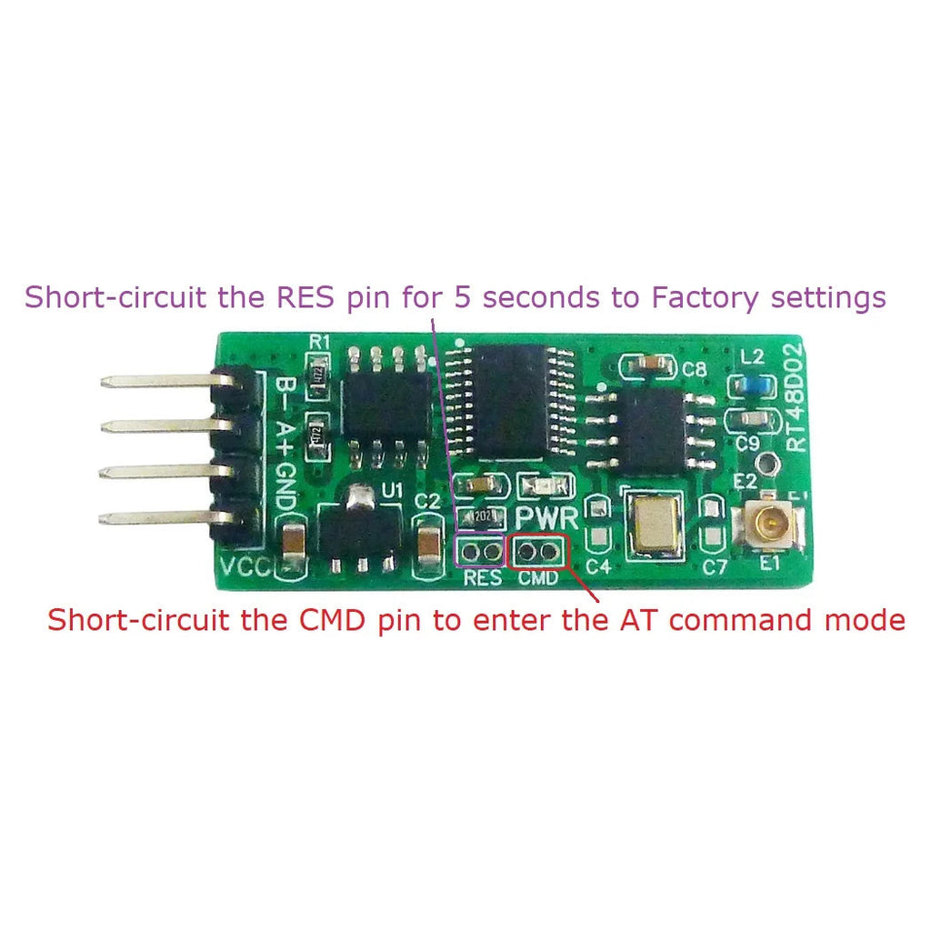 RT39D01 RT48D02 RT59E02 RT6AF02 TB196 UD67A01 UD68B01 2.4G Wireless Transceiver – TTL RS232 RS485 TYPE-C USB Multifunction UART Module for Arduino ESP8266 ESP32 Modbus RTU