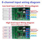 N4DIG08 8CH Modbus RTU Controller Module – UART/RS485 PLC Expansion Board with Digital I/O for Arduino UNO MEGA NANO STM32 AVR PIC