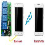 AD22B04 4CH DTMF Relay Module – MT8870 Phone Voice Remote Control Switch with 8 Modes 10A Output for Smart Home LED Motor