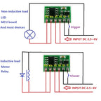 IO15B01 6A DC 3V 3.3V 3.7V 5V Electronic Switch Latch Bistable Self-locking Trigger Module for Solar Panel