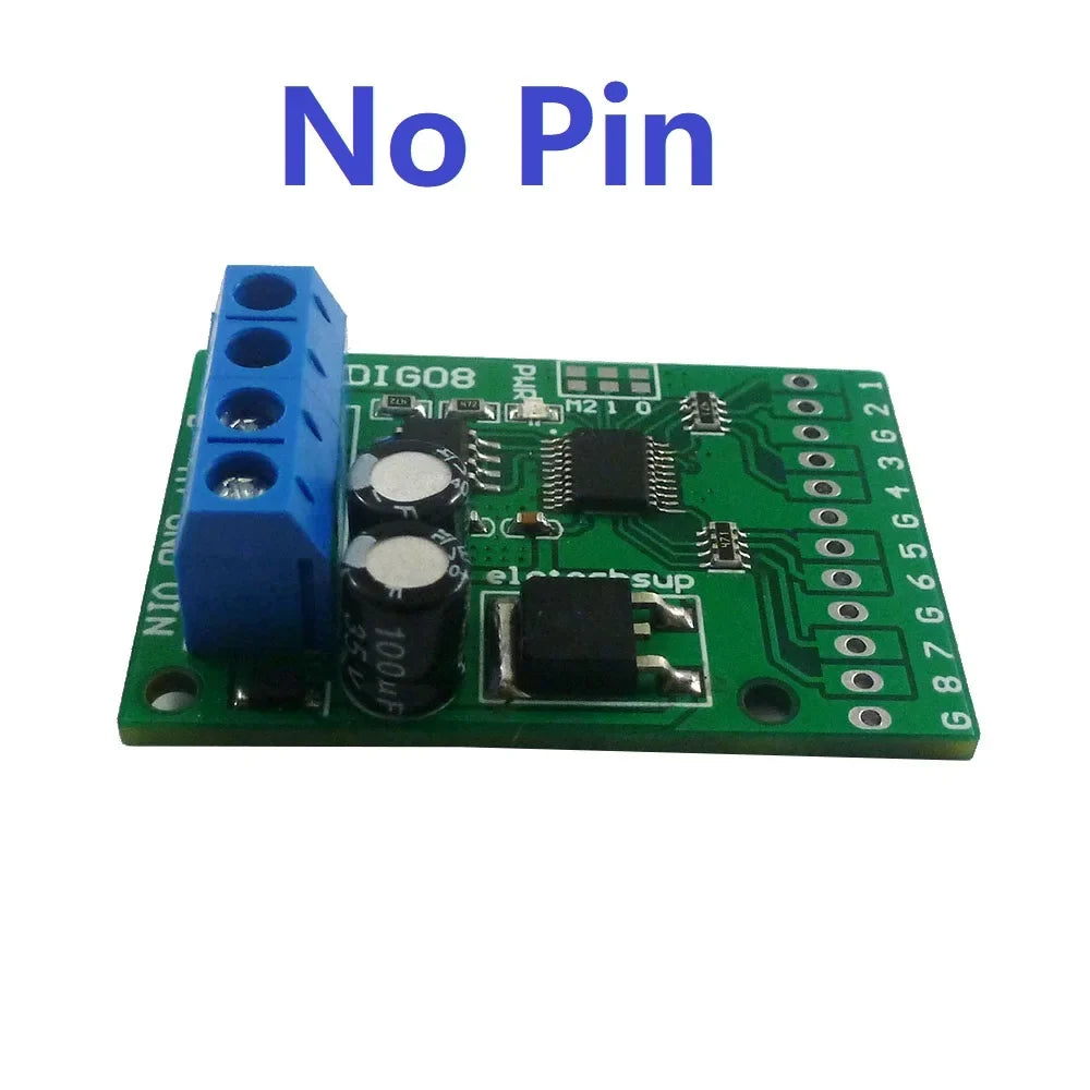 N4DIG08 8CH Modbus RTU Controller Module – UART/RS485 PLC Expansion Board with Digital I/O for Arduino UNO MEGA NANO STM32 AVR PIC