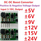+/- 5V 6V 9V 12V 15V 24V Dual Output DC Boost Converter Module DD1718PA