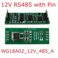 WG18A02 HX711 RS485 Modbus RTU Weight Sensor Module – 24-bit ADC Electronic Scale Board with 5V/12V Input for PLC SCADA