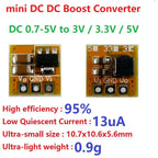 DD0405MA 10PCS 0.7-5V to 3V 3.3V 5V DC-DC Boost Converter Voltage Step-up Module