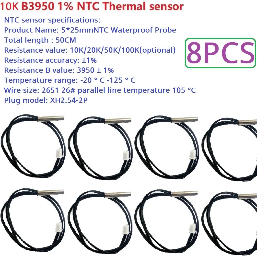 NT48A08 NT48B20 NT48C32 8-32CH RS485 Temperature Collector – Modbus RTU AI Remote IO Module with 10K B3950 NTC Sensor for PLC SCADA