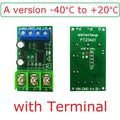 PT21A01 PT22B01 RS485 PT100 RTD Temperature Module – -40~500°C 1-Channel Modbus RTU Sensor Board for PLC SCADA Industrial Automation