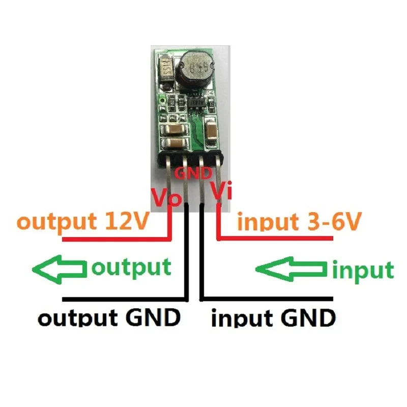 CE014 3V 3.3V 3.7V 4.5V 5V 6V to 5V 9V 12V DC-DC Converter Step-Up Boost Current Mode PWM Voltage Transformation Module