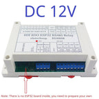 ES30E08 8DI 8DO Relay Module RS485 PLC Controller Shield for 30Pin ESP32 Development Board DC 12V 24V NPN Input