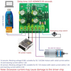 N467D01 RS485 Modbus RTU DC Motor Driver – 8-30V 1-2A Forward Reverse Stop Delay Controller with 497-Day Timer for PLC Automation