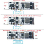 NDUP1APA 15W 2-in-1 UPS Module – 5-24V Uninterruptible Power Supply with 3.7V/4.2V Li-ion Battery Charger & Booster for Router PLC IoT