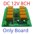 N4ROD08 8CH Modbus RTU RS485 Relay Module – 3A Multifunction DIN Rail Controller with 8 Commands for PLC HMI Smart Home