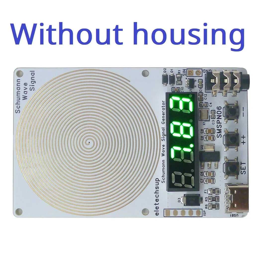 SMECN04 0.01-100kHz Schumann Resonance Generator – 7.83Hz Pure Sine Wave Sleep Aid Device for Relaxation Meditation Stress Relief