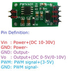 PW1VA01 PWM to DAC Converter Module – 0-5V/0-10V Adjustable Voltage Output Signal Generator for Arduino UNO MEGA PLC
