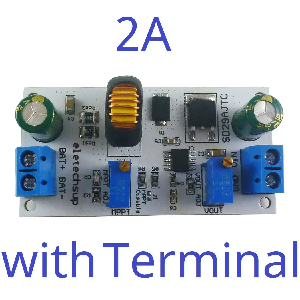 SD29AJTC MPPT Solar Charge Controller Module 7-28V to 1.2-25V DC-DC Buck Battery Charger 1A 2A 4A for Li-ion LiPo LiFePO4 LTO