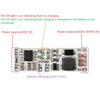 LFUPSMA 2-in-1 LiFePO4 UPS Module, 1S 3.2V Battery Charger & DC-DC Boost Converter 5V/9V/12V for 32700 18650 Solar DIY