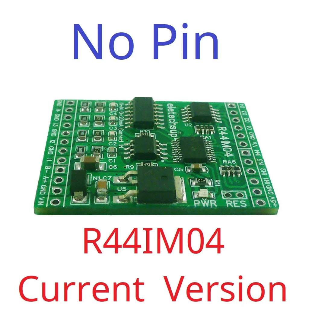 R44IM04 R44VL04 12CH RS485 Modbus RTU Mixed IO Module – 4AI 4DI 4DO Analog Digital Remote I/O Board for PLC Inverter Converter
