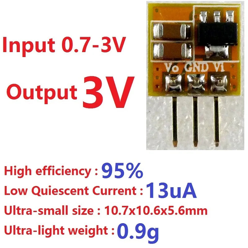 DD0405MA 10PCS 0.7-5V to 3V 3.3V 5V DC-DC Boost Converter Voltage Step-up Module