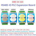 AMROD08 AMDOC16 AMDIB16 AMIOA08 8DI-8DO/16DI-16DO RS485 Modbus RTU PLC Expansion Board – DC 9-24V Isolated Digital I/O with 3000VDC Protection