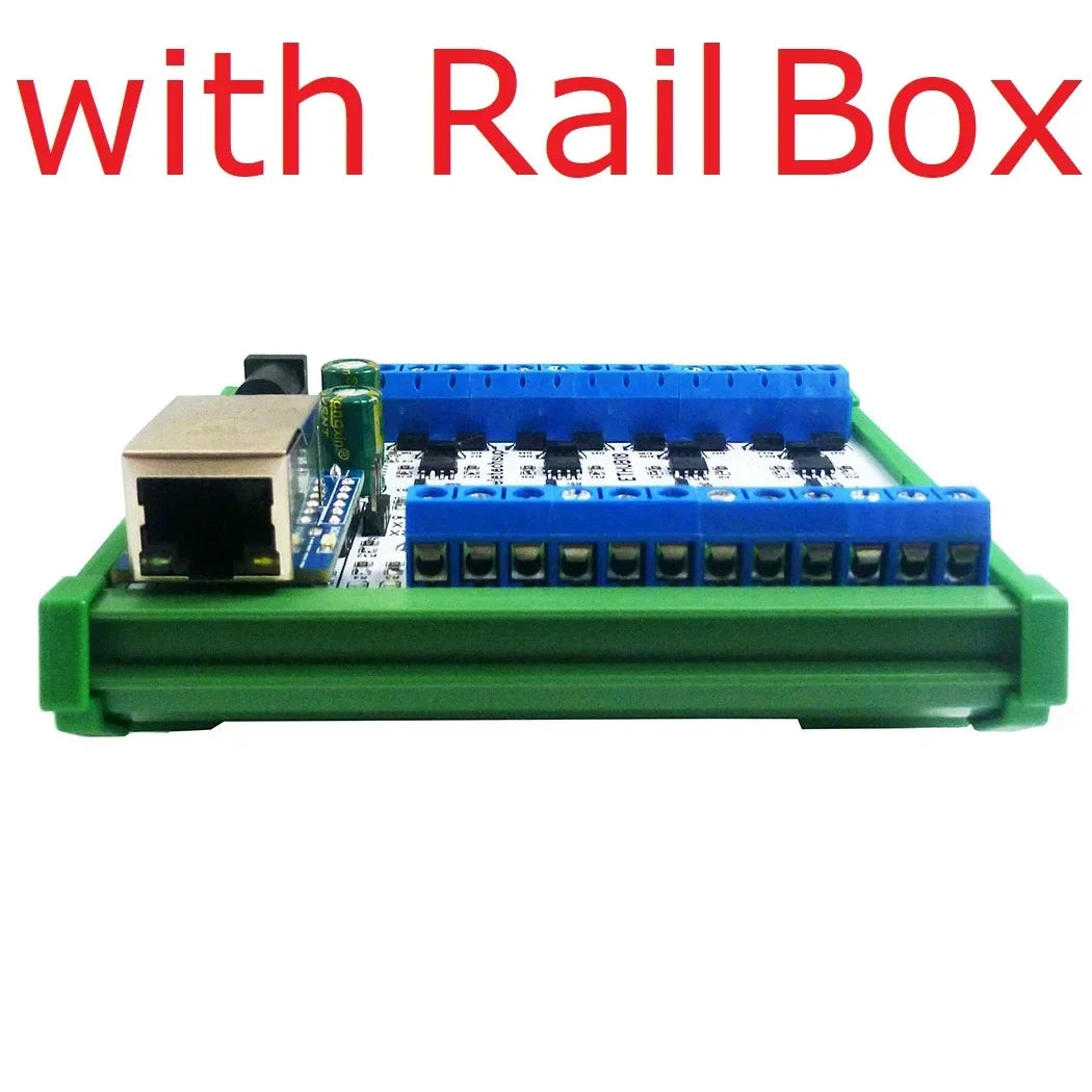 ETHUB18 8-Port RS485 Hub – Industrial Serial Server with Modbus TCP RTU to MQTT Gateway for PLC Automation