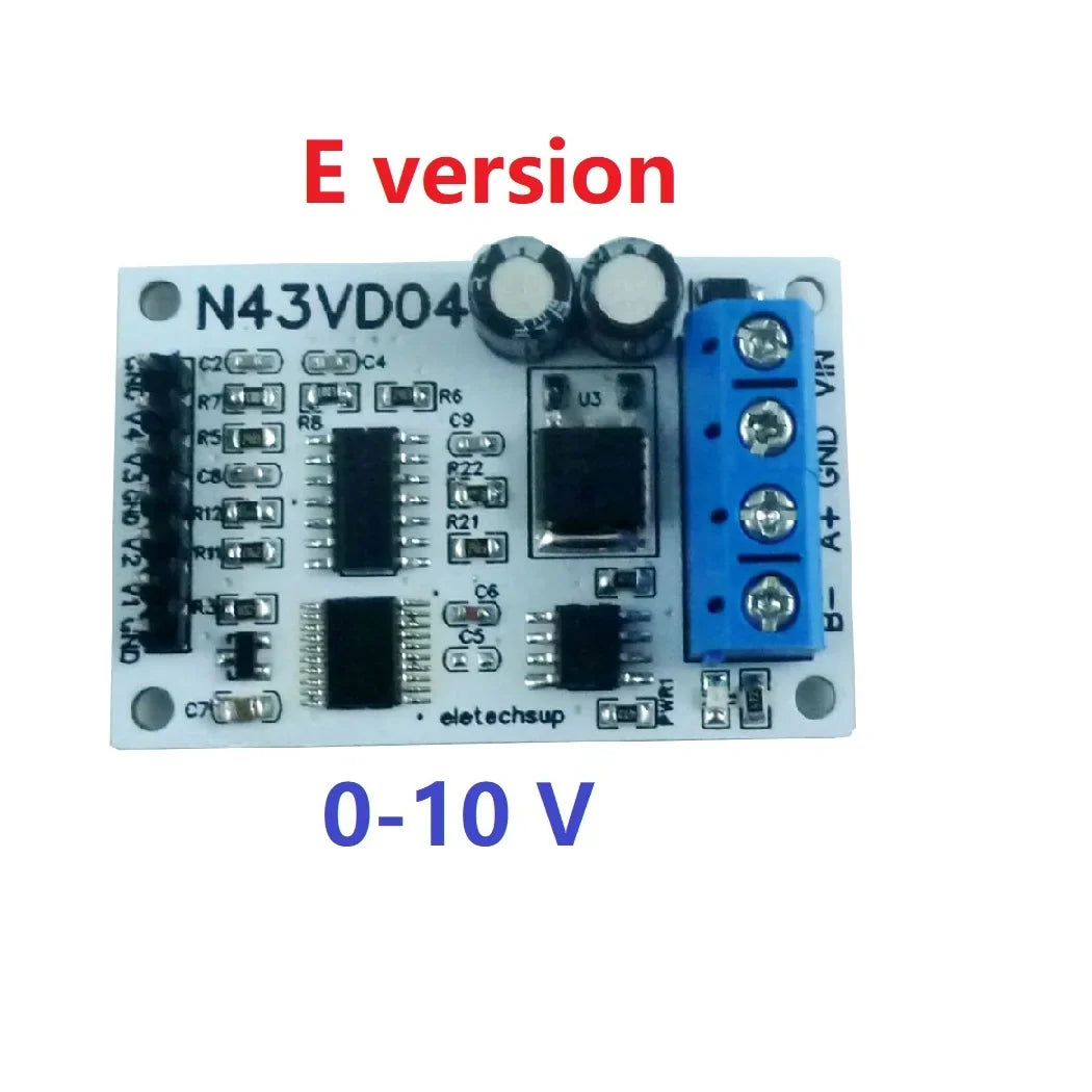 N43VD04 N43IC04 4CH 4-20mA/0-10V Analog Input Module – RS485 Modbus RTU ADC Data Acquisition Board for PLC SCADA Industrial Automation