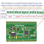 R4IOJ32 5 IN 1 32DI/32DO/16DI-16DO/8DI-24DO/24DI-8DO Modbus Rtu Digital 5V 3.3V TTL IO RS485 2.54mm Pin Core Board