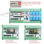 ES32D26 ESP32 Industrial IO Board – 8AI 8DI 8DO 2AO WiFi Relay Module with 4-20mA/0-10V for Smart Home IoT Simple PLC