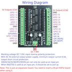DNLCB30 ESP32 3.3V 5V Bidirectional Level Converter High Speed 1MHz IO Shifter for UART SPI I2C ESP32 30P Expansion Board Din Rail Mount
