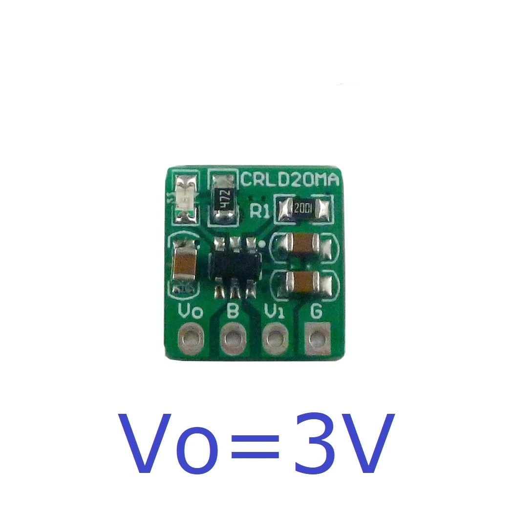 CRLD20MA 2-in-1 Battery Charger & LDO Converter – DC 5V to 4.2V 500mA Charging + 3.7V to 3.3V 250mA Step-Down for 18650 Li-Ion Li-Po