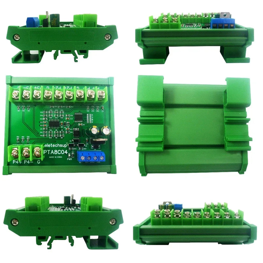 PTA8C04 4CH PT100 RTD Temperature Module – -40~500°C RS485 Modbus RTU Platinum Thermal Resistance Collector for PLC SCADA