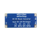 8W DC-DC Boost Converter Module ND2A12MA, 2.6-6V Input to 5V/8.4V/12V/12.6V Output, Adjustable Current Limit 0.5-2.5A, UVLO/OVP/SCP