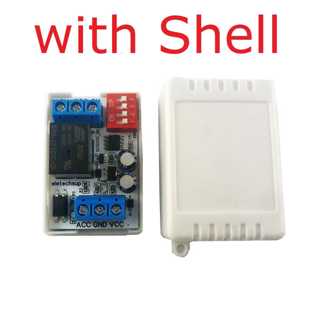 IO32G01_NC DC 12V ACC Trigger Delay Power-Off Relay Module – 20A Timing Switch for Dashcam Stereo Ambient Light Car Accessories