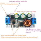 ND9024TA DC 10V-90V to 24V 12V 5V 2.5A Buck Module High Voltage Regulator for Electric Vehicle Battery Solar System Power Supply Converter
